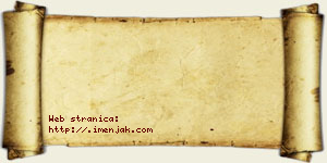 Isidor Kaić vizit kartica